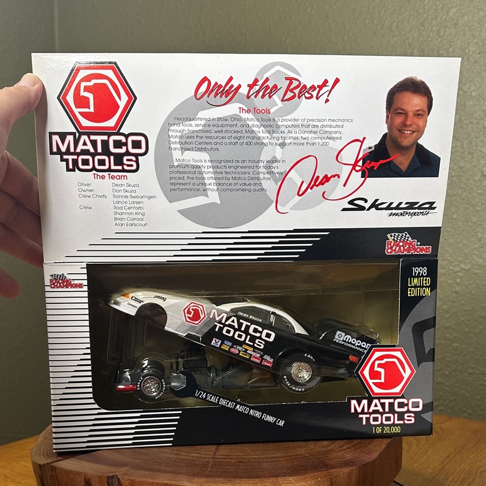 *NIB - LE* MATCO 1998 Dean Skuza Matco Tools Funny Car Die Cast
